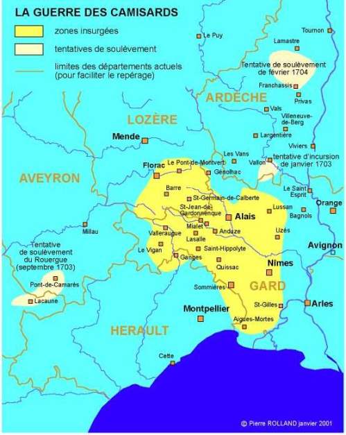 Zone du soulèvement des Camisards