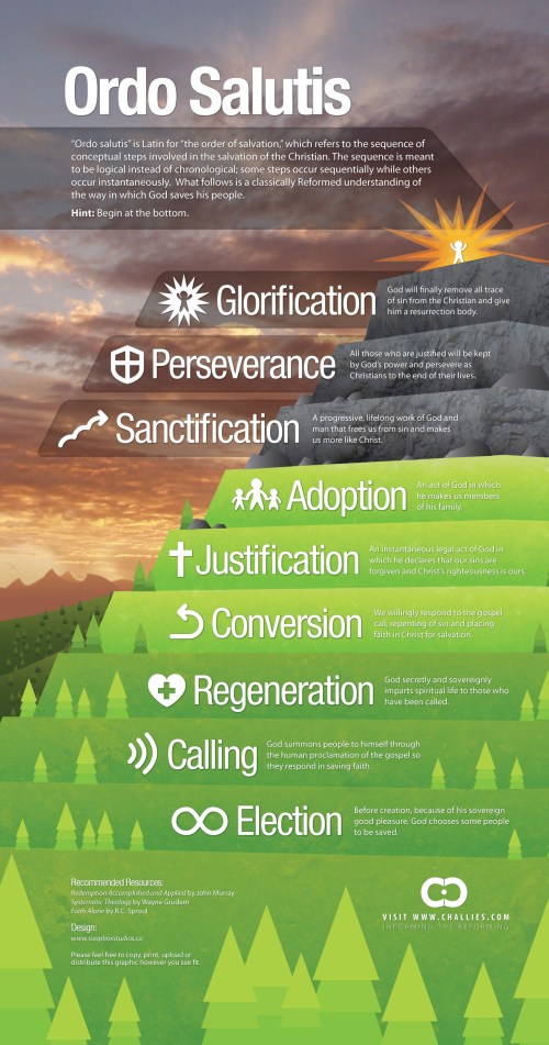 Infographique de l'Ordo Salutis