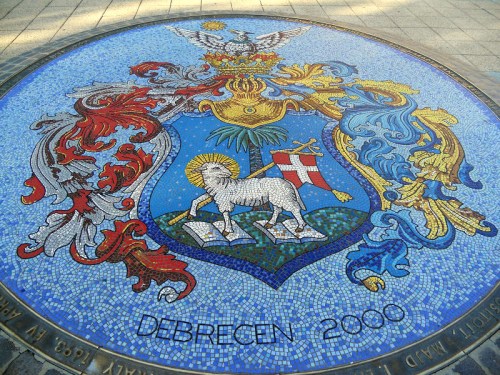 Armoiries de Debrecen en mosaïque