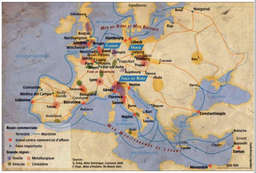 CommerceOccidentMoyenAge