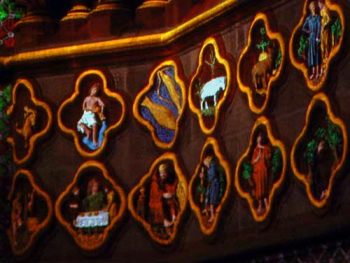 Médaillons zodiacaux, cathédrale Notre-Dame d’Amiens (Picardie), vers 1225