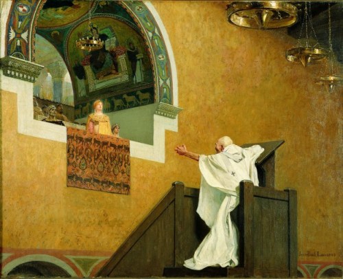 Jean Chrysostome défiant l'impératrice arienne Aelia Eudoxie