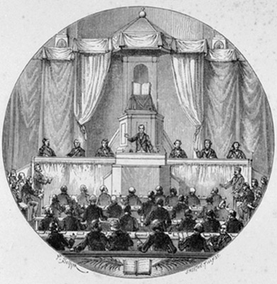 Synode national de l'Église réformée de France en 1872. Les assemblées locales doivent pouvoir parler d'une voix commune sans se faire usurper leur autorité propre.