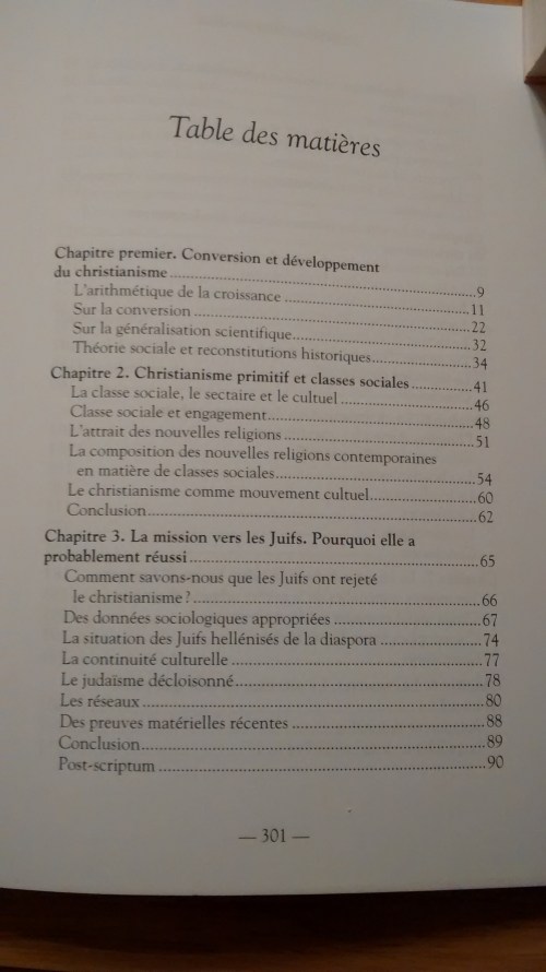 Essor du christianisme - Table des matières